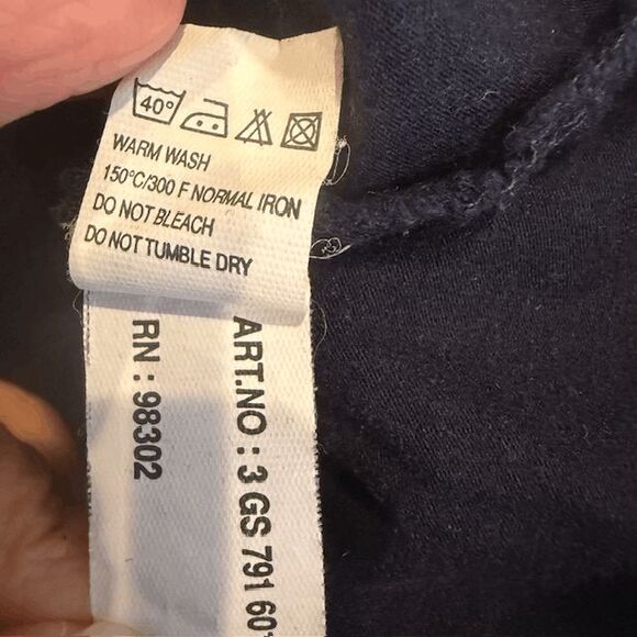 J. Lindeberg On Course Vintage Turtleneck Navy Blue Men's Size Large - Picture 6 of 10